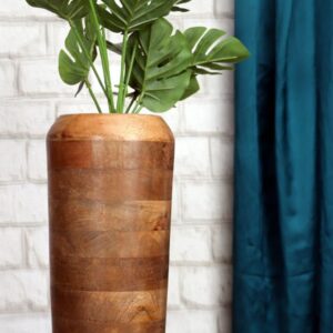 Home handmade wooden flower vase for home
